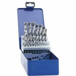 Eventus Bohrer Spiralbohrer, 32004, 25-teiliges Set, 1-13mm, HSS-G DIN338 Metallbohrer