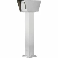 Ledino Gartensteckdose Connect L2, 2-fach, Edelstahl