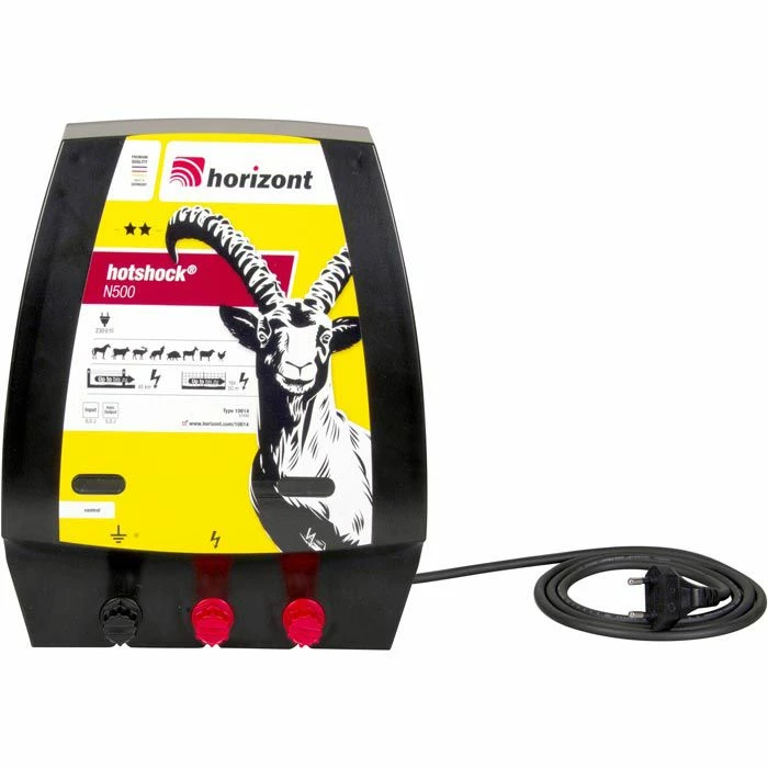 Horizont Weidezaungerät Hotshock A500 / N50, 10614, 230V Netzgerät, Bis 45km Zaunlänge 1 Horizont Weidezaungerät Hotshock A500 / N50, 10614, 230V Netzgerät, Bis 45km Zaunlänge