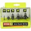 Ryobi Fräser RAKRBS5, 6mm, 5-teiliges Set, Mit Kunststoffkassette