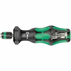 Wera Schraubendreher 826 T Kraftform Turbo, Getriebe-Schraubendreher, Mit Bitaufnahme