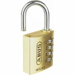 Abus Vorhängeschloss 165/40, 40mm, 4-fach Zahlenschloss, Wetterfest, Level 4, Messing -Infactory shop 5e0d05b45333a1b320ed99b4a8ca4b544416dea7 vorhaengeschloss abus 16540 40mm