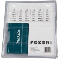 Makita Bohrer HSS TiN, B-67795, 19-teiliges Set, 1,5-10 Mm, HSS-Metallbohrer -Infactory shop 7460b1ed5366d1202f422abb3e1801748123e641 bohrer makita hss tin b 67795