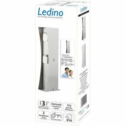 Ledino Gartensteckdose Connect D2A, 2-fach, Edelstahl -Infactory shop 900bd84e4f911c7cf59cc7443b5ab3006e1207df gartensteckdose ledino connect d2a