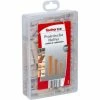 Fischer Holzdübel 548597 Praktische Helfer Leimen, 3 Größen, Riffeldübel, 160-teilig