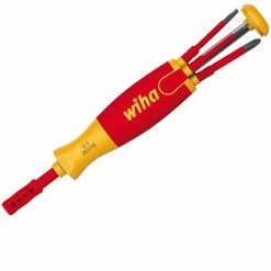 Wiha Schraubendreher LiftUp Electric VDE, Set, Elektro VDE, Schlitz, Kreuzschlitz, 6-teilig, PZ