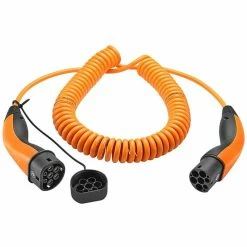 Lapp Elektroauto-Ladekabel Spiral, Typ 2 Zu Typ 2, 11 KW, 3-phasig, 20 A, 5 M
