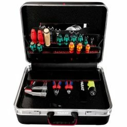 Parat Werkzeugkoffer Classic KingSize CP-7, Leer, Kunststoff Klappkoffer, Abschließbar -Infactory shop a3b2b3fadaa4db2afe94548a9f40b3cb6e330ed8 werkzeugkoffer parat classic kingsize cp 7