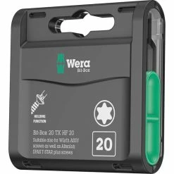 Wera Bitset Bit-Box 20 TX HF, 05057777001, 20-teilig, Torx TX20