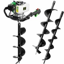 Zipper Erdbohrer ZI-ELB70, Benzin, 100 / 150 / 200 Mm Ø, 51,7 Cm³, 2,0 PS