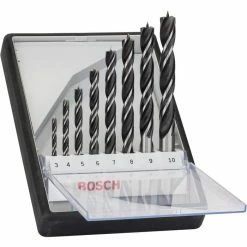 Bosch Bohrer Robust Line, 2607010533, Professional, 8-teiliges Set, 3-10mm, Holzbohrer