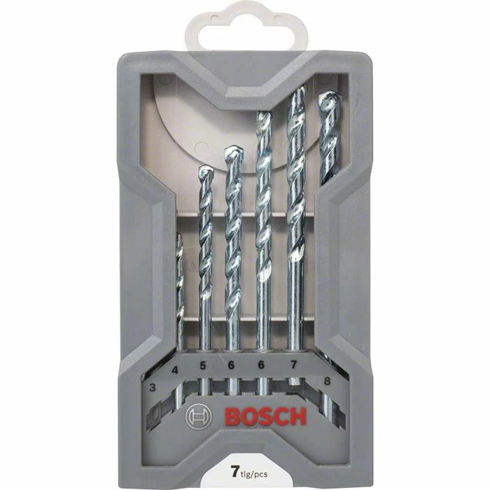 Bosch Bohrer CYL-1, 2607017079, 7-teiliges Set, 3-8 Mm, Stein, Für Schlagbohrer 2 Bosch Bohrer CYL-1, 2607017079, 7-teiliges Set, 3-8 Mm, Stein, Für Schlagbohrer – Bild 2