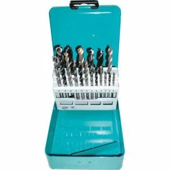 Makita Bohrer D-46202, 18-teiliges Set, Metall, Holz, Steinbohrer