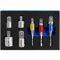 S&R Stecknuss-Adapter 460322007, Set, Vergrößerungs- Und Reduzieradapter, 7-teilig