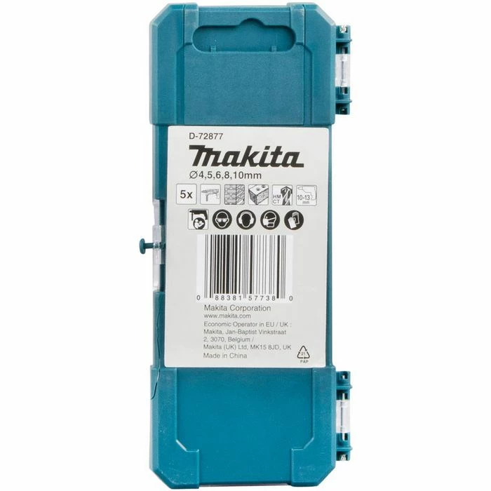 Makita Bohrer D-72877, 5-teiliges Set, Steinbohrer 4 Makita Bohrer D-72877, 5-teiliges Set, Steinbohrer – Bild 4