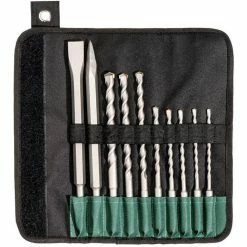 Metabo Bohrer SDS-Plus Bohrer-Meisselset SP, SDS+, 10-teiliges Set, Stein, Betonbohrer