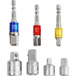 S&R Stecknuss-Adapter 460322007, Set, Vergrößerungs- Und Reduzieradapter, 7-teilig -Infactory shop fe3ebf91bccdd3672075c1849c8684171e9ffcfb stecknuss adapter sundr 460322007 set