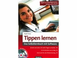 FRANZIS Tastatur-Schreib-Trainer:3D Tipptrainer Mit Begleitbuch "Tippen Lernen"