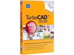 IMSI 3D CAD:TurboCAD V.18 2D/3D Mit STL-Schnittstelle (3D Drucker-Format)