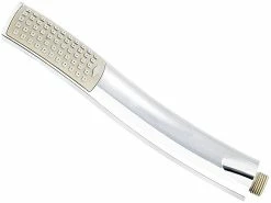 Infactory Stab Duschkopf:Wassersparende Design-Stabbrause "Flat-Stream", 55 Superfeine Düsen