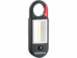 PEARL LED Arbeitslampe:Arbeitsleuchte AL-325 Mit COB-LED, Karabiner-Haken, Magnet, 4W, 320 Lm
