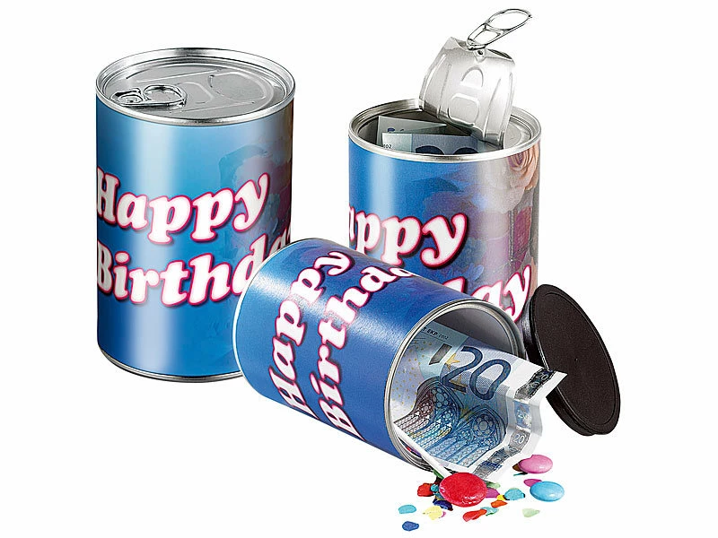 Infactory Dose:3er-Set Geschenkdosen "Happy Birthday" - Originelle Präsent-Verpackung 1 Infactory Dose:3er-Set Geschenkdosen "Happy Birthday" - Originelle Präsent-Verpackung