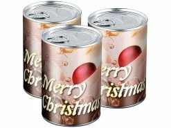 Infactory Geschenkboxen:3er-Set Geschenkdosen "Merry Christmas"- Originelle Präsent-Verpackung