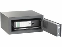 Xcase Schranktresor:Notebook-Stahlsafe Mit Digitalem Code-Schloss, LED-Display, 22 Liter -Infactory shop nx1271 3
