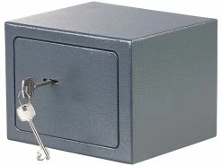 Xcase Safe:Kompakter Stahlsafe Mit 2 Doppelbart-Schlüsseln, 5 Liter -Infactory shop nx1373 0