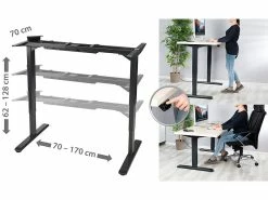 General Office Kufengestell Tisch:2er-Set Schreibtisch-Gestelle PRO, Je Mit 2 Motoren Und Display -Infactory shop nx1462 14