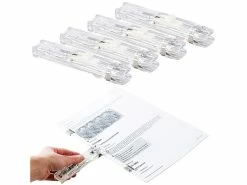 PEARL Hefter:4er-Set Blatthefter Maxi Für Bis Zu 50 Blatt