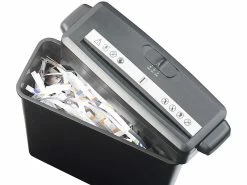 General Office Aktenschredder:Aktenvernichter Für 6 Blatt A4 Und Karten, Streifenschnitt, 8 Liter -Infactory shop nx3360 0