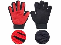 Alternative view of Infactory Katzenhandschuh:2in1-Fellpflege-Set Für Hunde Und Katzen Mit Bürste Und Handschuh