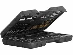 AGT Bohrerset:Bohrer- & Bit-Set, Titanummantelung, 109 Teile Im Aufbewahrungs-Koffer -Infactory shop nx4783 1