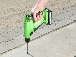 AGT Professional Bohr-Hammer:Akku-Bohrhammer AW-18.sbs Für SDS-plus Inkl. 18-V-Akku Mit 1.300 MAh -Infactory shop nx5306 3 1