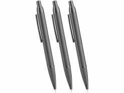 Alternative view of PEARL Druckbleistift:3er-Set Hochwertige Druck-Bleistifte, Metall, In Aufbewahrungsbox