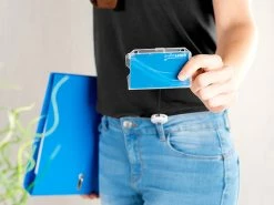 General Office Kartenhülle Mit Jojo:10er-Set Ausweishüllen Aus Hartplastik, 60-cm-Jojo-Befestigungs-Clip -Infactory shop nx6210 4 1