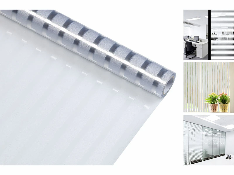 Infactory Milchglas-Fensterfolie:4er-Set Milchglas-Sichtschutzfolie, Statisch Haftend, 50 X 200 Cm 4 Infactory Milchglas-Fensterfolie:4er-Set Milchglas-Sichtschutzfolie, Statisch Haftend, 50 X 200 Cm – Bild 4