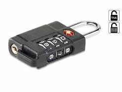 PEARL Kofferschloss:Reisekoffer- & Gepäckschloss, 3-stelliger Zahlencode, TSA-zertifiziert