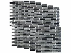 Infactory Klebefliesen:Selbstklebende 3D-Steinwandoptik-Fliesenaufkleber, 26 X 26cm, 20er-Set -Infactory shop nx9403 4 1