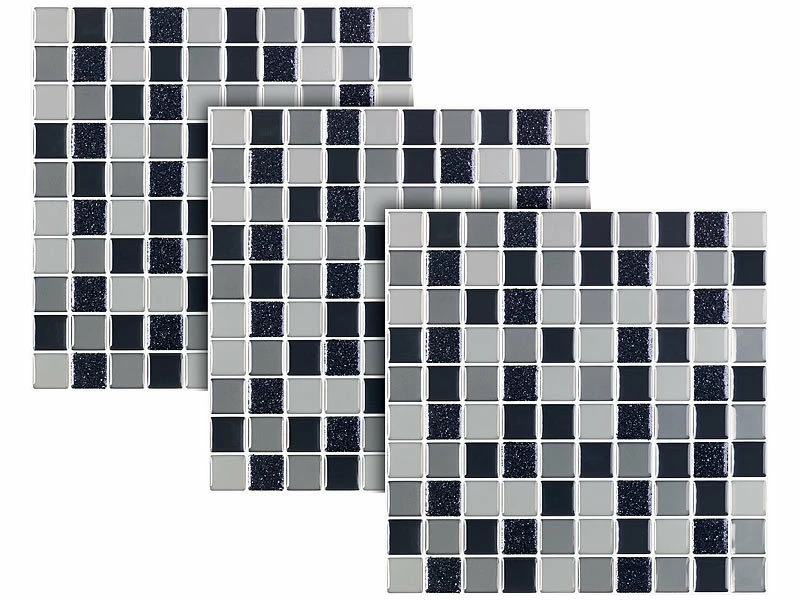 Infactory 3D Klebefolie Küche:Selbstklebende 3D-Mosaik-Glitzer-Fliesenaufkleber, 26 X 26cm, 20er-Set 7 Infactory 3D Klebefolie Küche:Selbstklebende 3D-Mosaik-Glitzer-Fliesenaufkleber, 26 X 26cm, 20er-Set – Bild 7