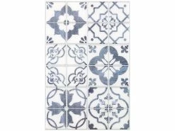Infactory Fliesenaufkleber Mosaik:Selbstklebende 3D-Bordüre-Fliesenaufkleber, Blau, 30 X 20 Cm, 20er-Set -Infactory shop nx9412 0