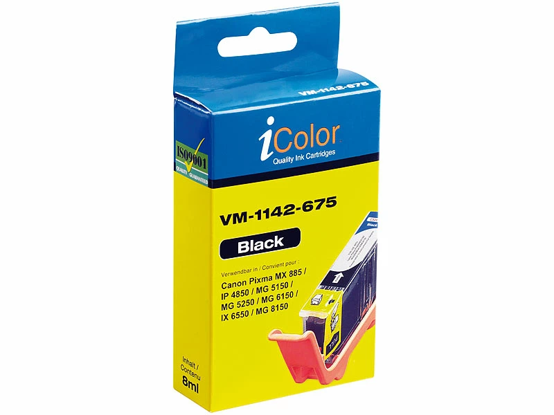 IColor Patrone Für CANON (ersetzt CLI-526BK), Photo-black Mit CHIP 2 IColor Patrone Für CANON (ersetzt CLI-526BK), Photo-black Mit CHIP – Bild 2