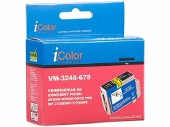 IColor Tintenpatrone Für Epson-Drucker (ersetzt T3471 / 34XL), Schwarz, 22 Ml -Infactory shop vm3248 1