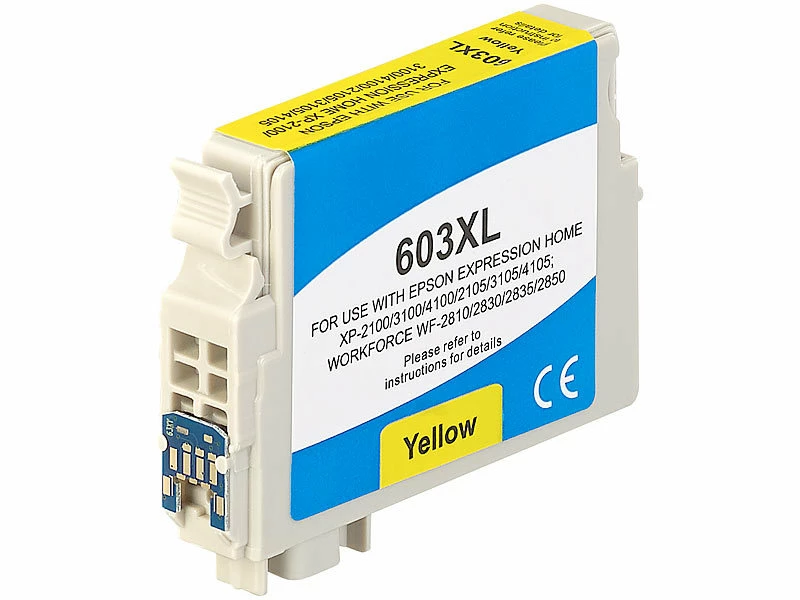 IColor Tintenpatrone Für Epson-Drucker (ersetzt C13T03A44010 / 603XL), Yellow 2 IColor Tintenpatrone Für Epson-Drucker (ersetzt C13T03A44010 / 603XL), Yellow – Bild 2