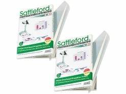 Sattleford Inkjet Overheadfolie:100 Inkjet-Overhead-Folien, DIN A4, Transparent, 115 µm, Sparpack