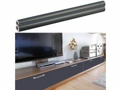 Infactory Folie Zum Bekleben:2er-Set Deko- Und Möbelfolie "Anthrazit" Für DIY-Projekte, 60 X 300 Cm