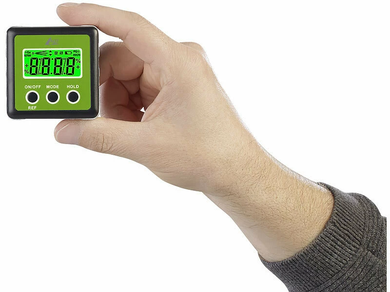 AGT Professional Neigungsmesser:Digitaler Winkelmesser, Beleuchtetes LCD-Display, Alu, IP54, 0-360° 9 AGT Professional Neigungsmesser:Digitaler Winkelmesser, Beleuchtetes LCD-Display, Alu, IP54, 0-360° – Bild 9